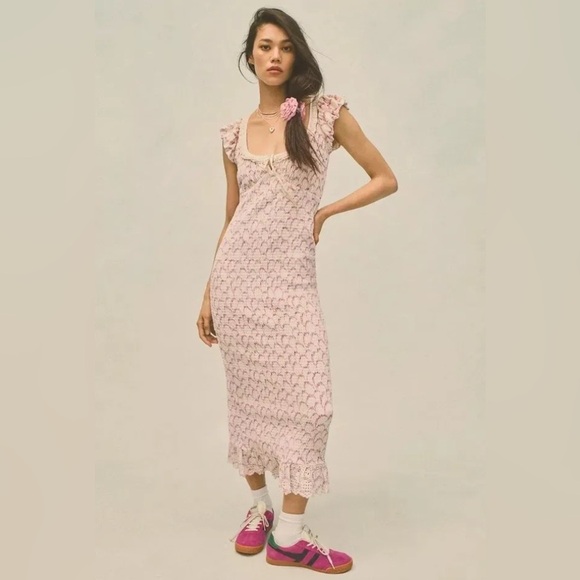 Free People Dresses & Skirts - COPY - Free People Mckenna Velvet Midi Dress